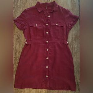 Free People Linen mini dress - size medium